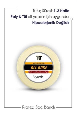 True Tape, LLC.True Tape All Base Tape™ Roll - Protez Saç Bandı Rulo 1