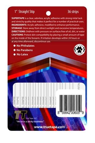 True Tape, LLC.True Tape SUPERTAPE Protez Saç Bandı Düz (1