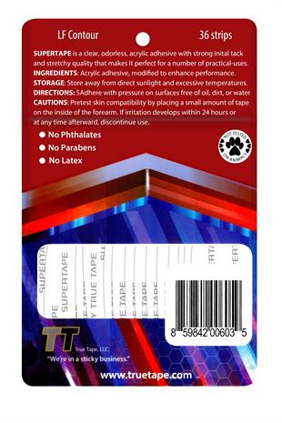 True Tape, LLC.True Tape SUPERTAPE Protez Saç Bandı Oval (3/4