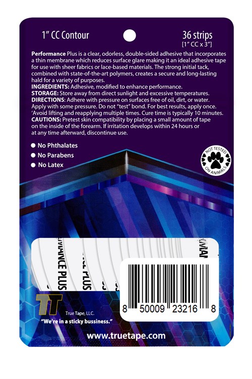 True Tape Performance Plus Protez Saç Bandı Oval (1