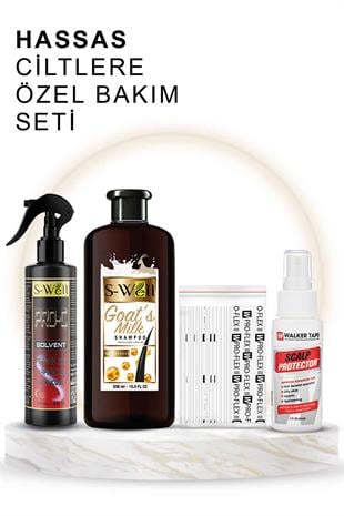 Walker TapeWalker Tape Protez Saç Bakım Seti Mega Pack Walker Tape Protez Saç Bakım Seti 3 in 1 (Başlangıç Paketi) 