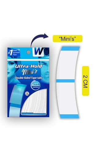 Walker TapeWalker Tape Ultra Hold Mini's Protez Saç Bandı 3/4″ x 3″ (1,90 x 7,62 cm) Walker Tape Ultra Hold Mini's Protez Saç Bandı 3/4″ x 3″ (1,90 x 7,62 cm) 856459002641