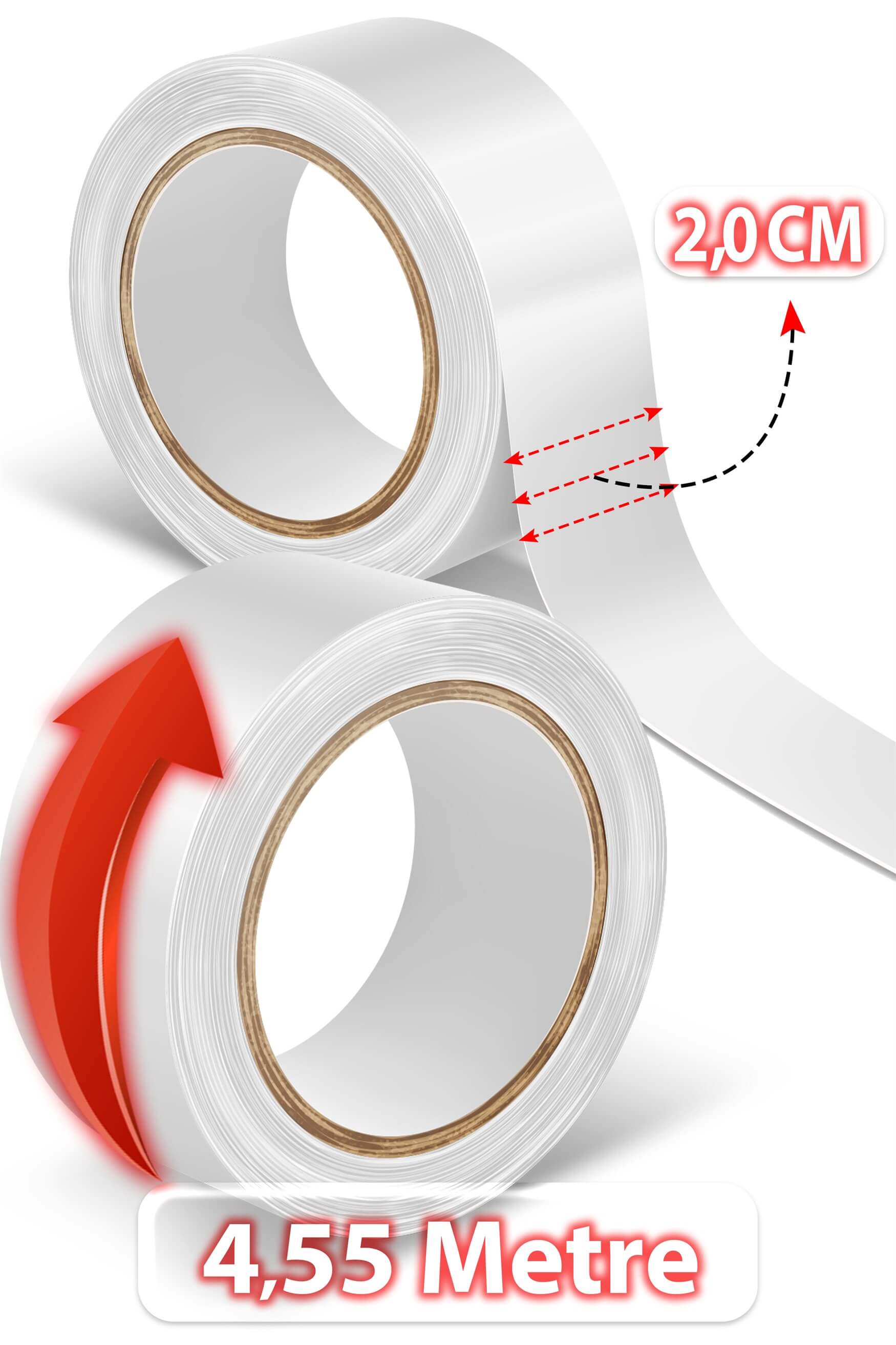 True Tape - Air-Flex Bonding Adhesive™ Roll Tape Protez Saç Bandı Delikli 3/4