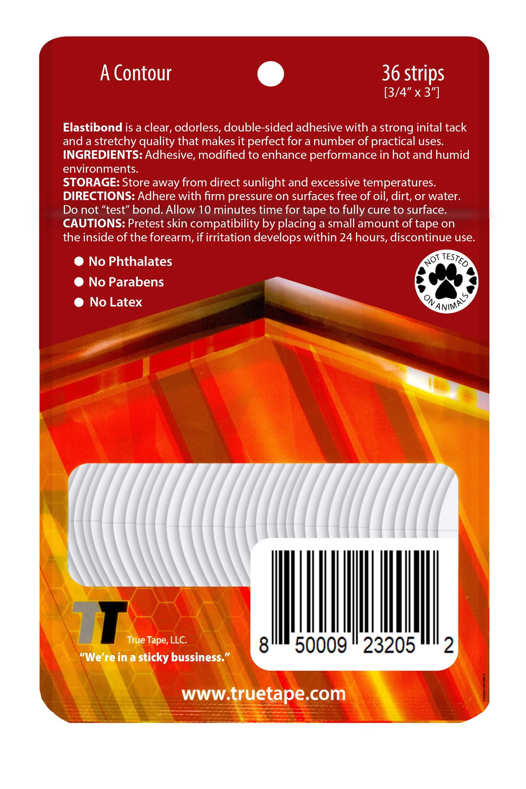 True Tape ElastiBond Protez Saç Bandı Oval (