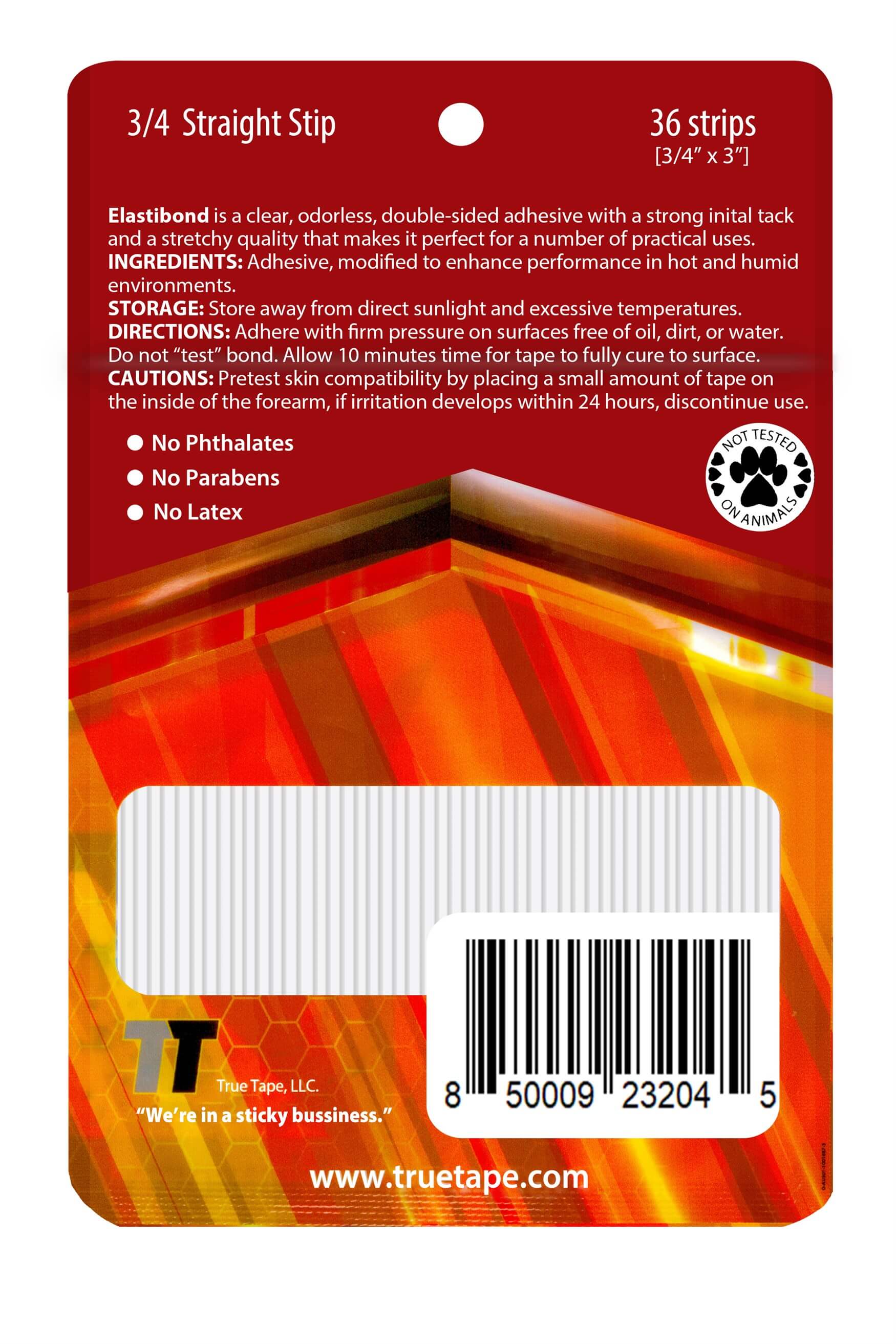True Tape ElastiBond Protez Saç Bandı Oval ( 3/4