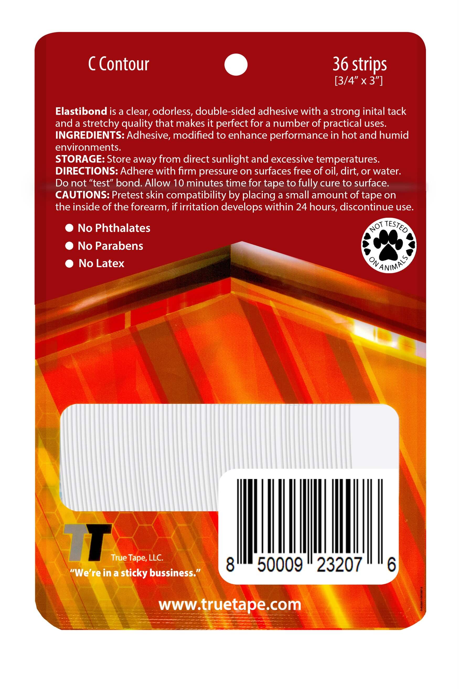 True Tape ElastiBond Protez Saç Bandı Oval ( 