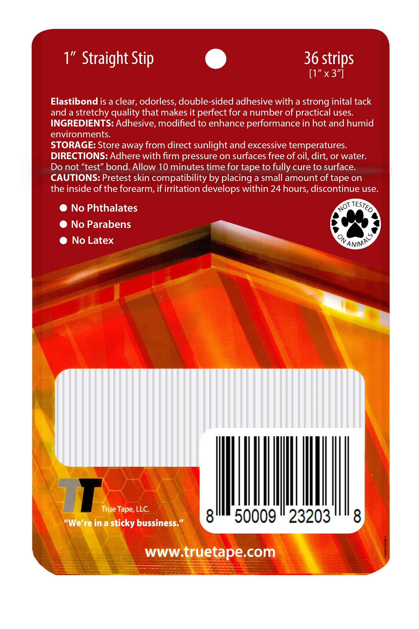 True Tape ElastiBond Protez Saç Bandı Oval ( 1