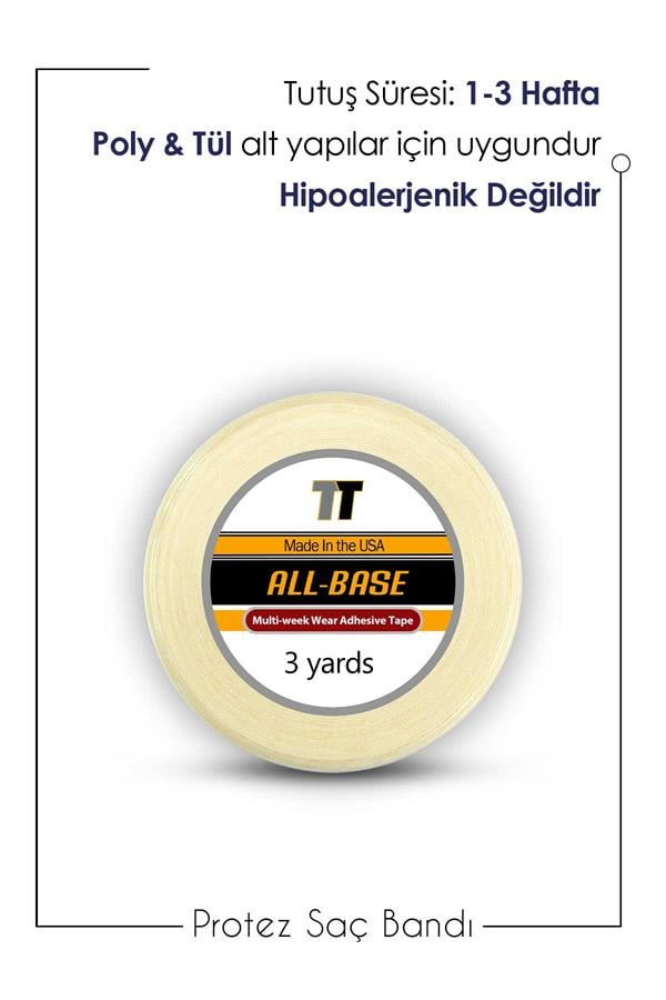 True Tape, LLC.True Tape All Base Tape™ Roll - Protez Saç Bandı Rulo 1
