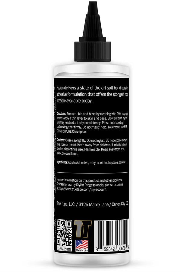 True Tape, LLC.True Tape FusiON Protez Saç Likid Yapıştırıcı 8.5 FL OZ (250ML) True Tape FusiON Protez Saç Likid Yapıştırıcı 8 FL OZ (240ML) 859843131490