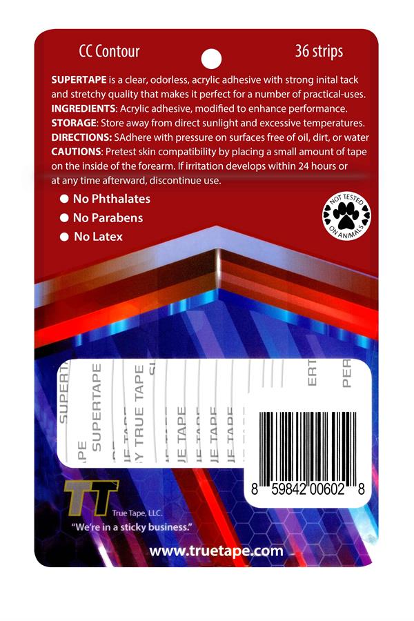 True Tape, LLC.True Tape SUPERTAPE Protez Saç Bandı Oval (''CC'' - 2cm x 7.5cm) 36 Adet True Tape SUPERTAPE Protez Saç Bandı Oval (''CC'' - 2cm x 7.5cm) 36 Adet 859842006028