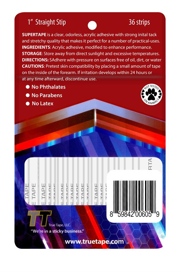 True Tape, LLC.True Tape SUPERTAPE Protez Saç Bandı Düz (1