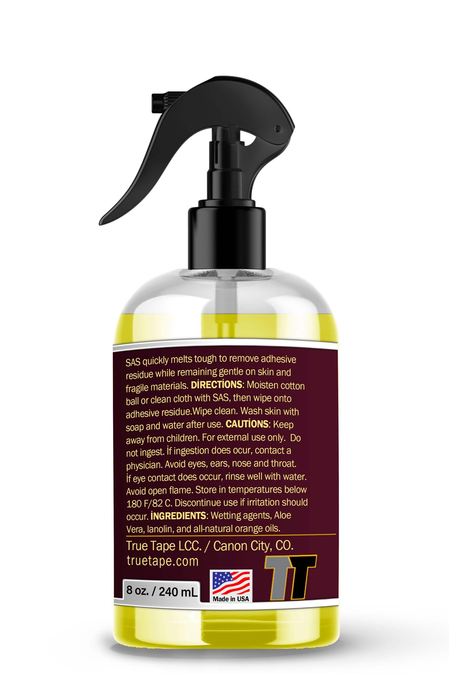 True Tape SAS Super Adhesive Solvent Protez Saç Bant Sökücüsü 8 FL OZ (240 ML)