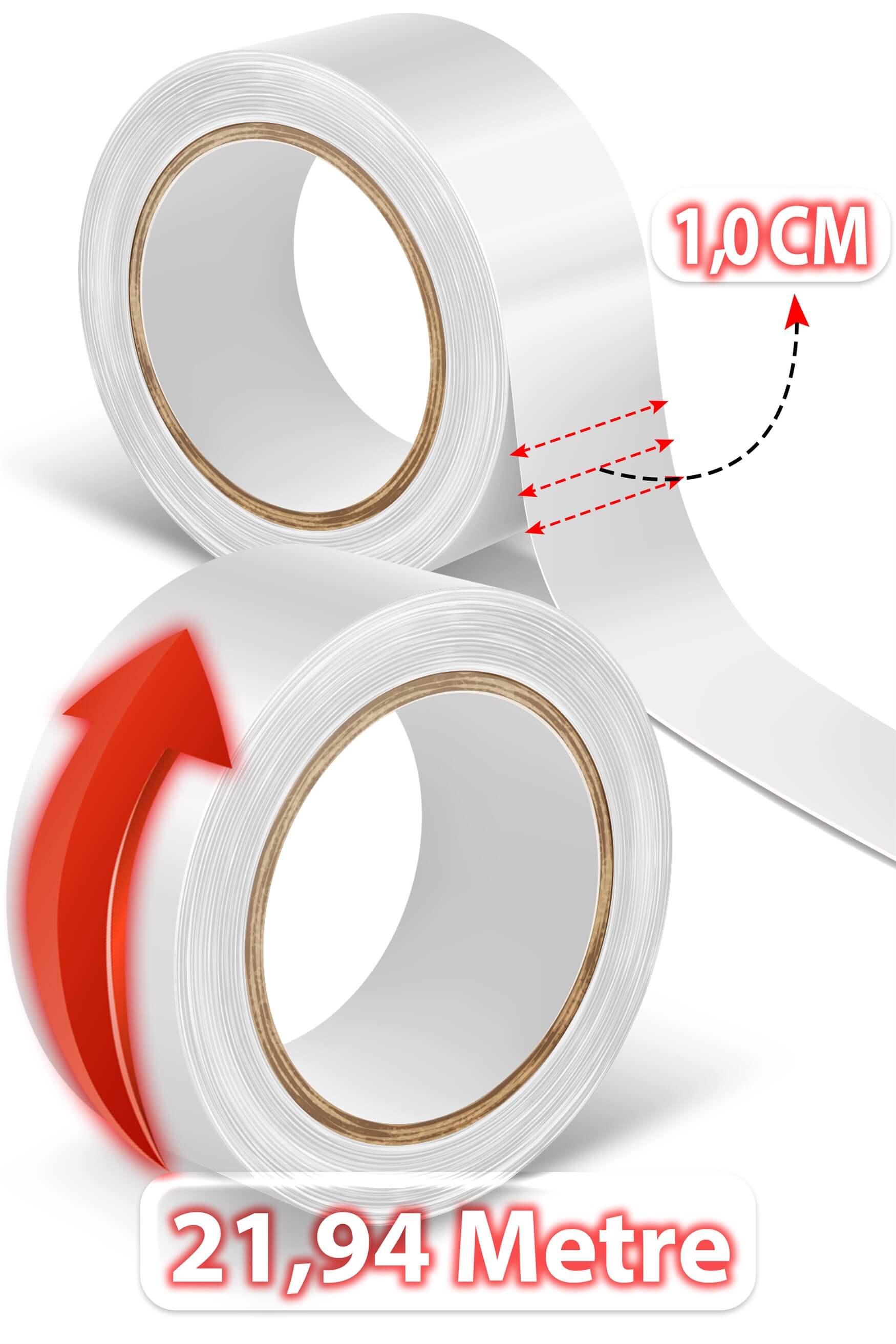 True Tape Super Roll Hair Extension Tape - Bant Kaynak Bandı 3/8