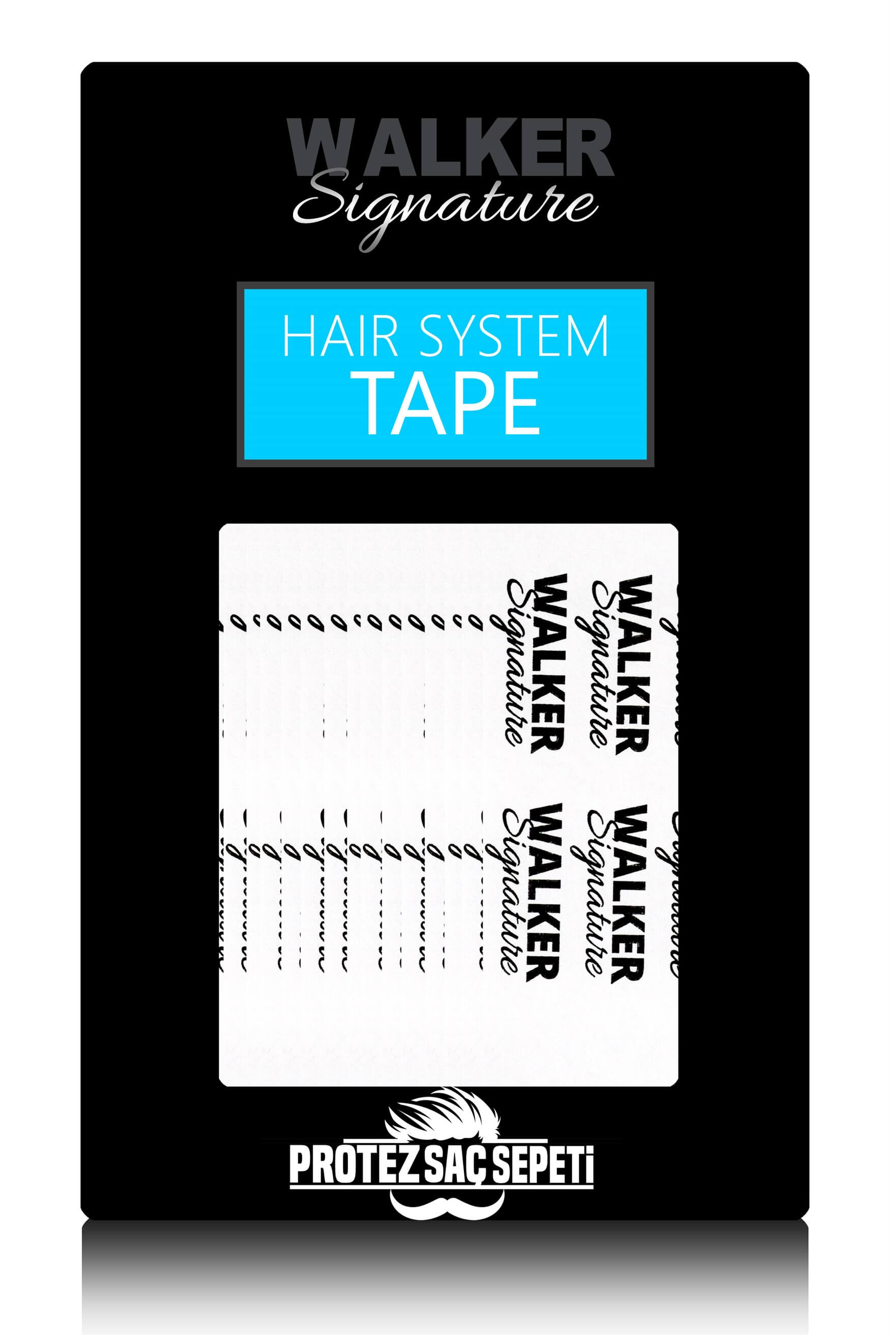 Walker Signature Tape Protez Saç Bandı Düz (''1 x 3'' - 2.5cm x 7.5cm) 36 Adet