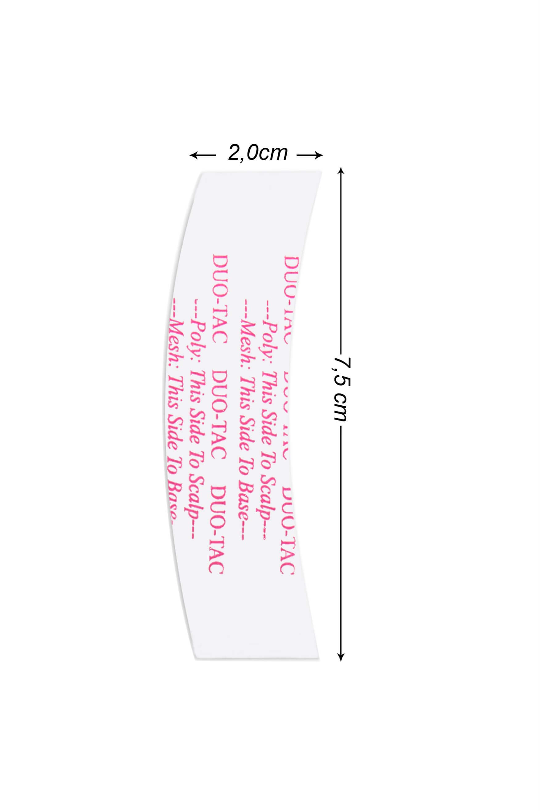 Walker Tape Duo-Tac Mini's™ Protez Saç Bandı Oval 3/4″ x 3″ (1,90 x 7,62 cm) 36 Adet