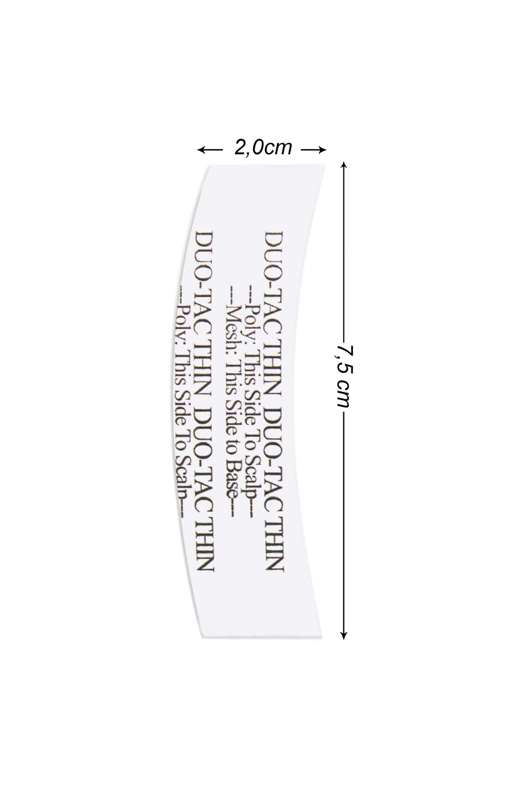 Walker Tape Duo-Tac Thin Mini's™ Protez Saç Bandı Oval 3/4″ x 3″ (1,90 x 7,62 cm) 72 Adet