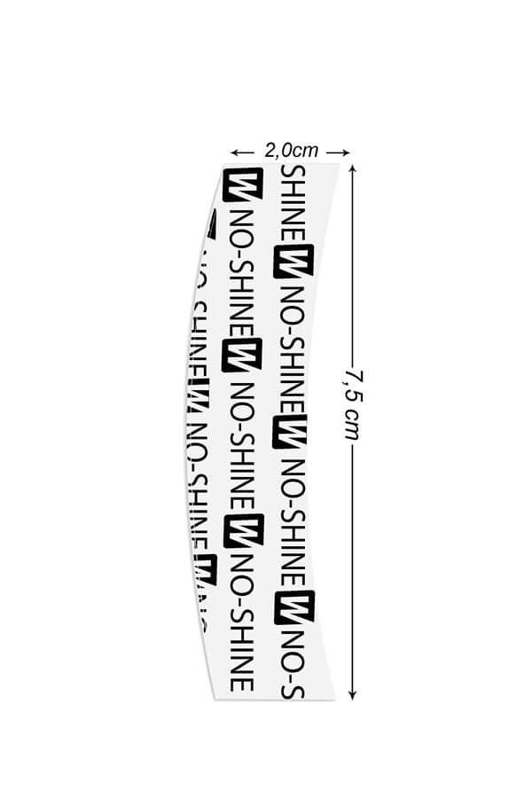 Walker Tape No-Shine Protez Saç Bandı Oval (Parlama Yapmaz) 