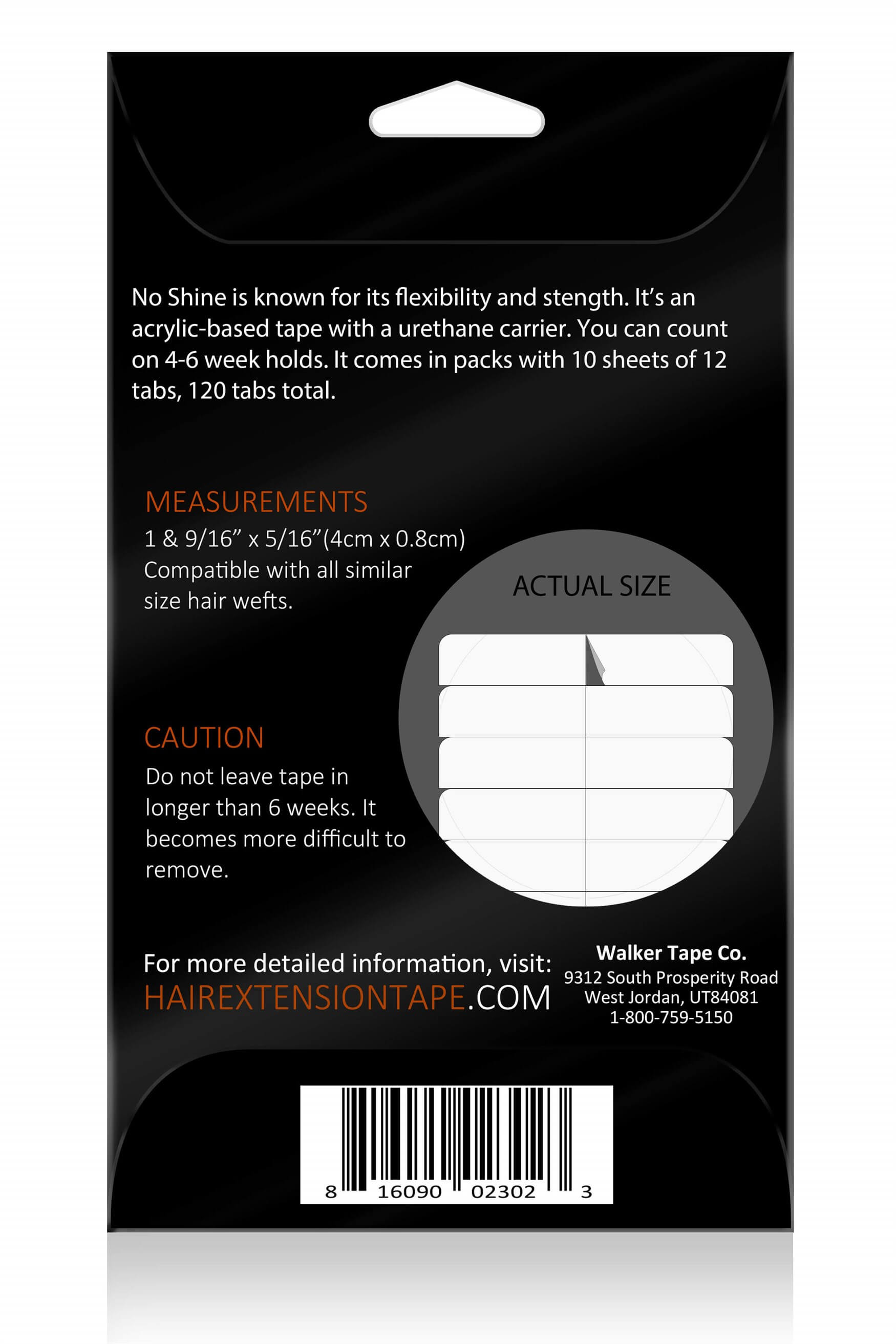 Walker Tape No Shine Tape Tabs Hair Extension - Bant Kaynak Bandı 1 & 9/16