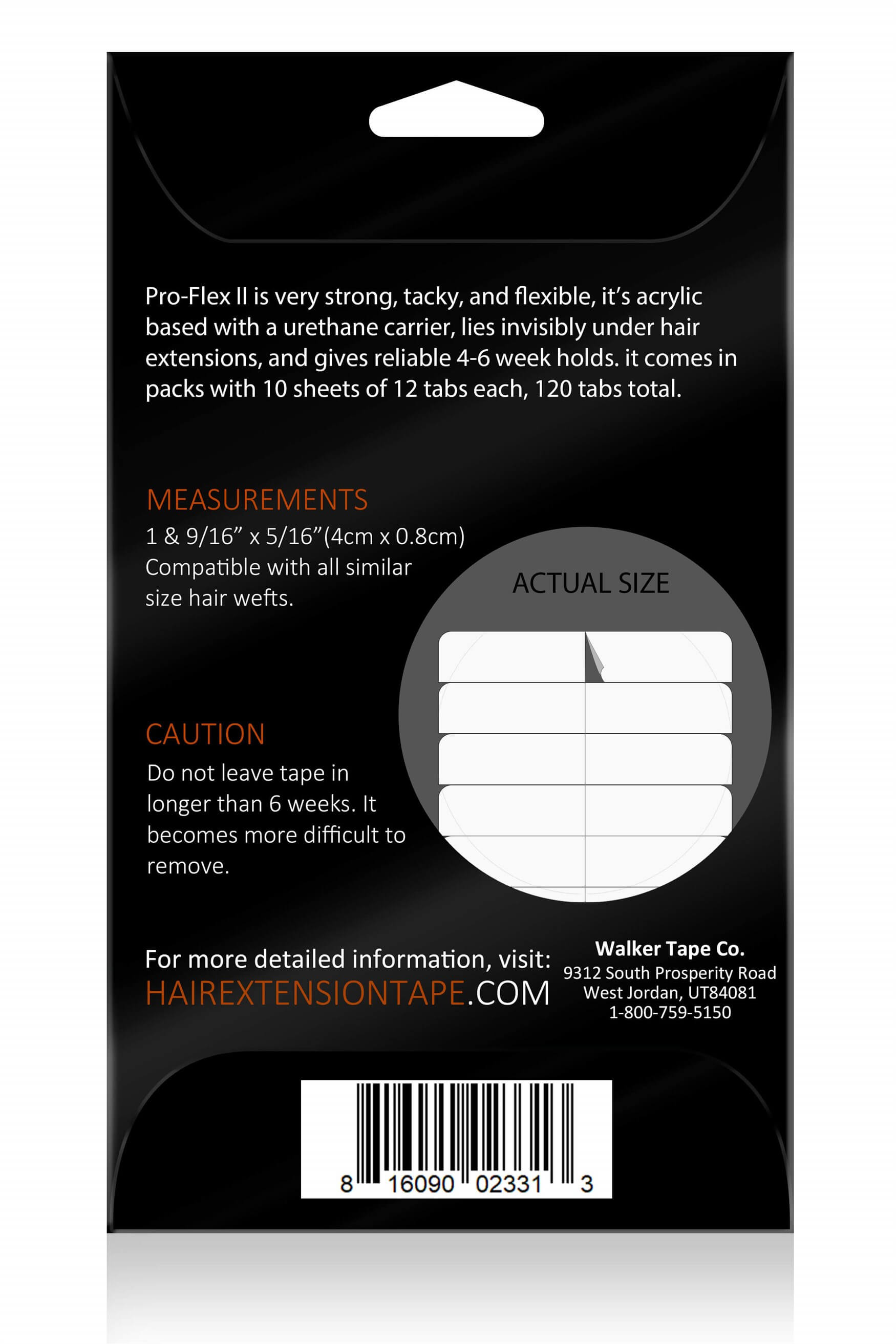Walker Tape Pro-Flex II Hair Extension - Bant Kaynak Bandı 1 & 9/16