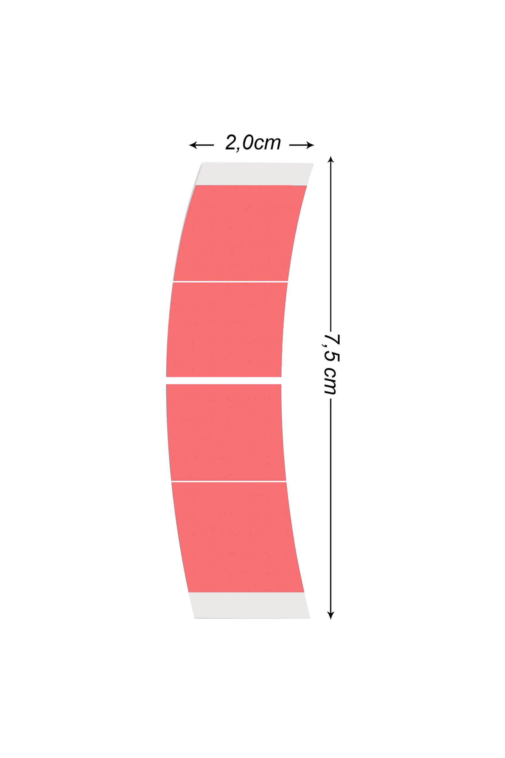 Walker Tape Sensi Tak™ Mini's Protez Saç Bandı Oval (2,0cm x 7,5cm) 72 Adet