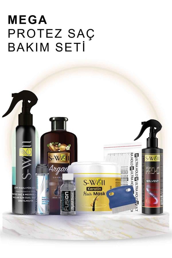 Walker TapeMEGA PRO Protez Saç Bakım Seti | 8 in 1 MEGA PRO Protez Saç Bakım Seti | 8 in 1