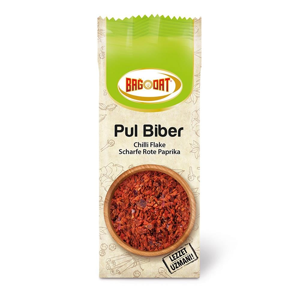 BAĞDAT KIRMIZI PUL BİBER 80 GRBAHARATBAĞDAT1917
