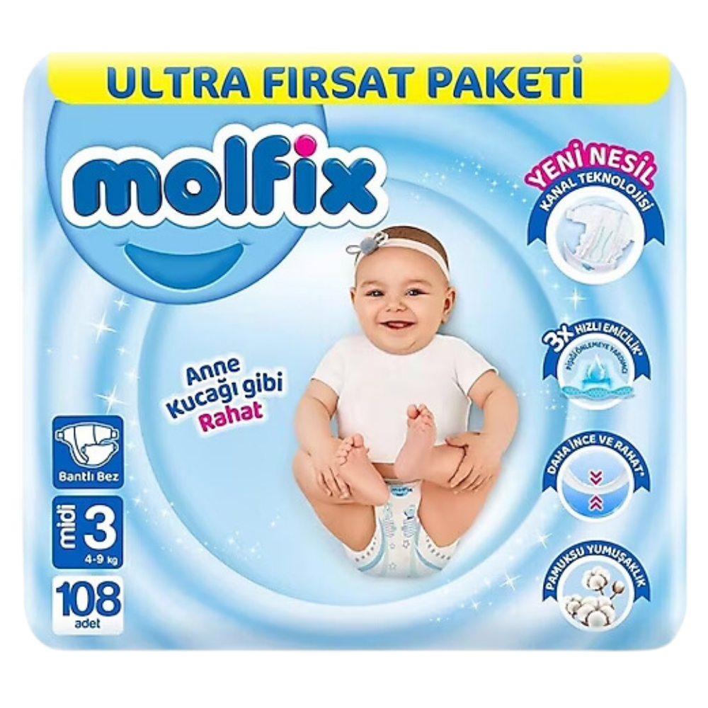 MOLFİX ULTRA FIRSAT NO:3 108'LİBEBEK BEZİMOLFİX4085