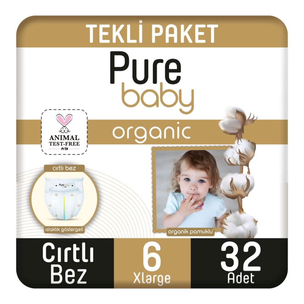 PURE BABY 15-25 KG 32 ADETBEBEK BEZİPURE BABY28004728