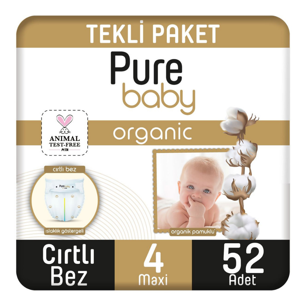 PURE BABY 7-14 KG 52 ADETBEBEK BEZİPURE BABY28005439