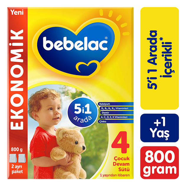 BEBELAC DEVAM SÜTÜ 4 NO 800 GRBEBEK MAMASIBEBELAC331003047
