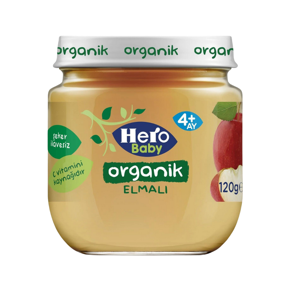 HERO BABY ORGANİK ELMALI 120GRBEBEK MAMASIHERO BABAY598208