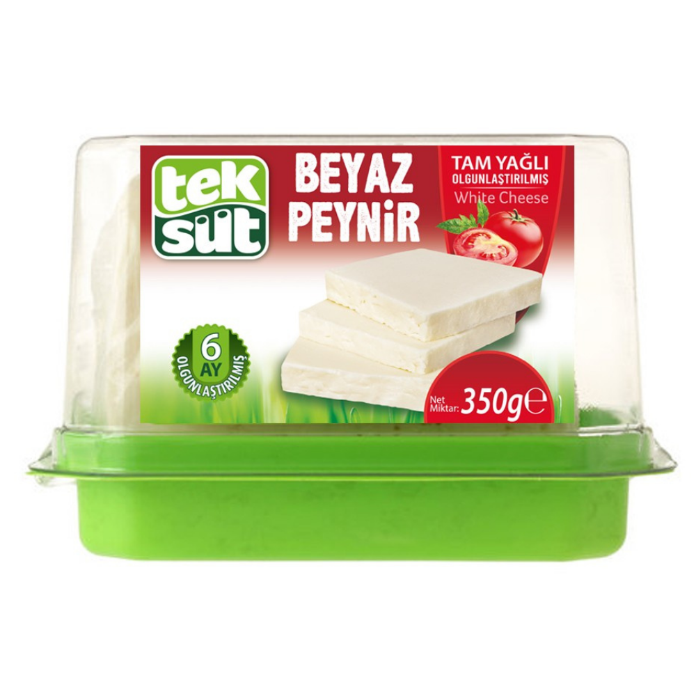 TEKSÜT OLGUNLAŞTIRILMIŞ BEYAZ PEYNİR 350 GRBEYAZ PEYNİRTEKSÜT152.01.04.0418.00350
