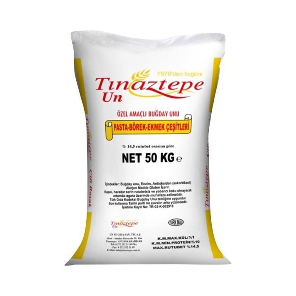 TINAZTEPE ÇİFT BAŞAK UN 50 KGBUĞDAY UNUTINAZ TEPETC50