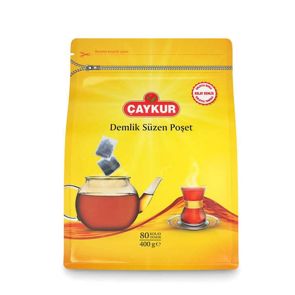 ÇAYKUR ALTINBAŞ DEMLİK SÜZEN POŞET ÇAYI 400 GRÇAYÇAYKUR106206