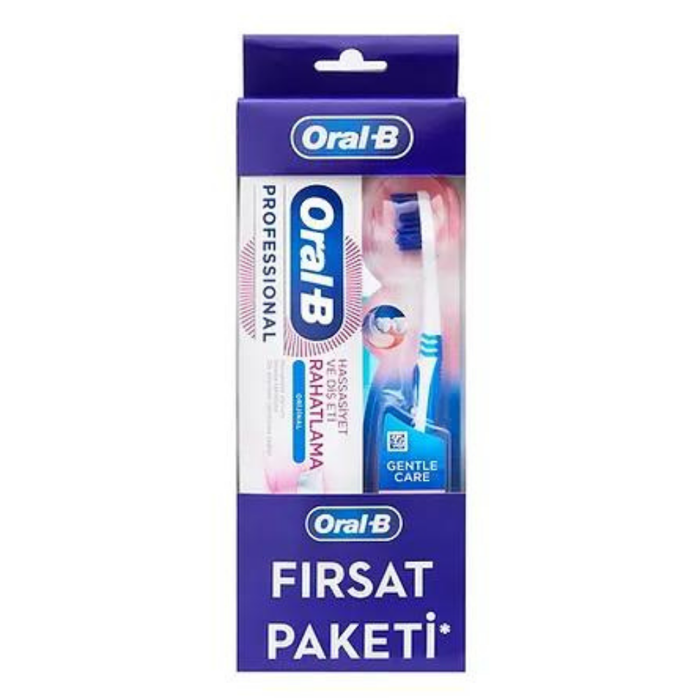 ORAL-B DİŞ MACUNU HASSASİYET + GENTLE DİŞ FIRCASI 50 MLDİŞ MACUNUORAL-BAGI051