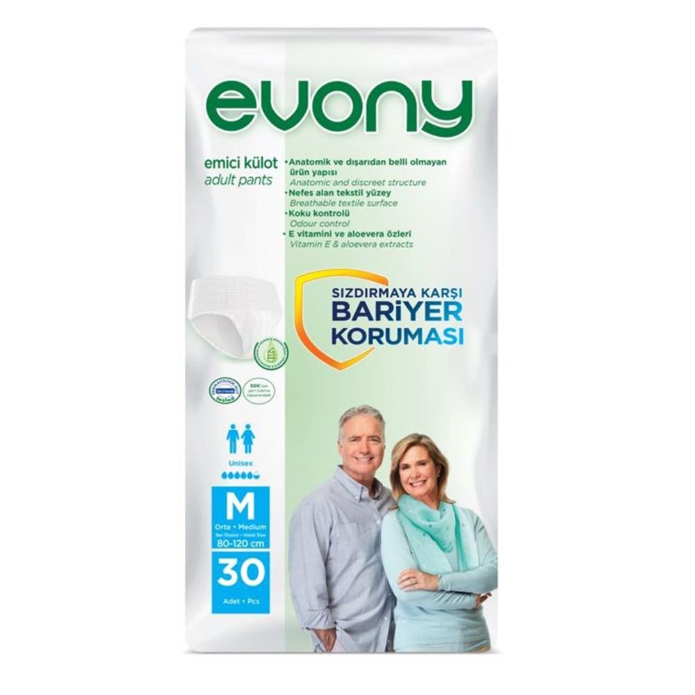 EVONY EMİCİ KÜLOT ORTA MEDİUM 30 LUHASTA BAKIM ÜRÜNLERİEVONY50004570