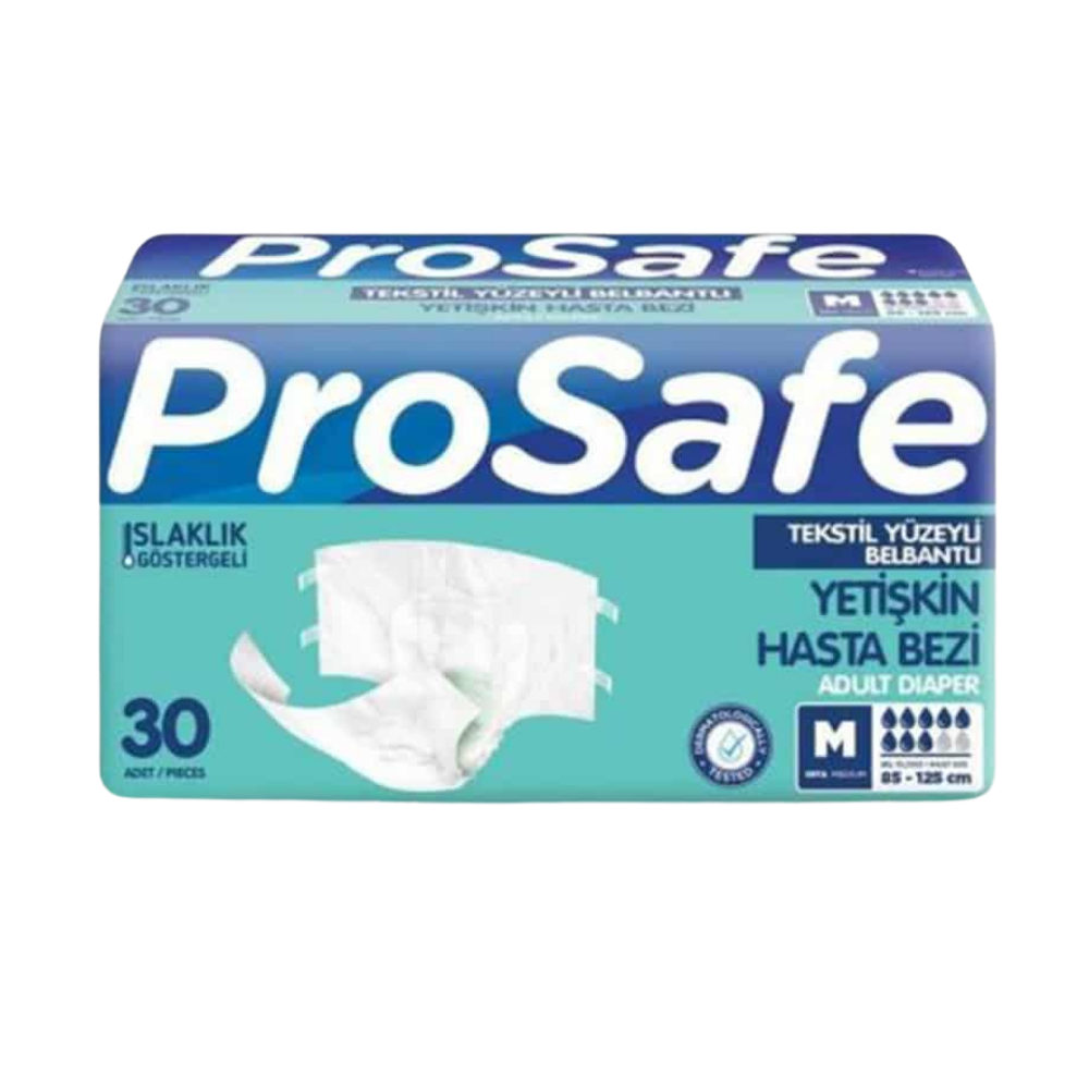 PROSAFE BEL BANTLI HASTA BEZİ (M) 30'LUHASTA BAKIM ÜRÜNLERİPROSAFE87010