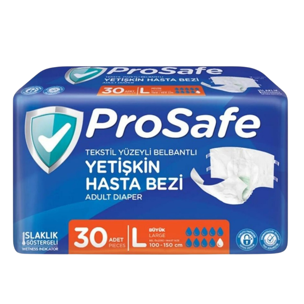 PROSAFE BEL BANTLI HASTA BEZİ (L)  30'LUHASTA BAKIM ÜRÜNLERİPROSAFE87011
