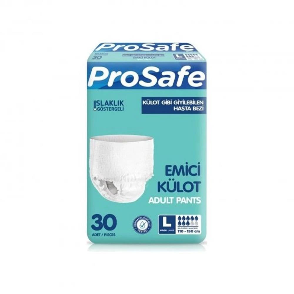PROSAFE EMİCİ KÜLOT BÜYÜK(L) 30'LUHASTA BAKIM ÜRÜNLERİPROSAFE8702