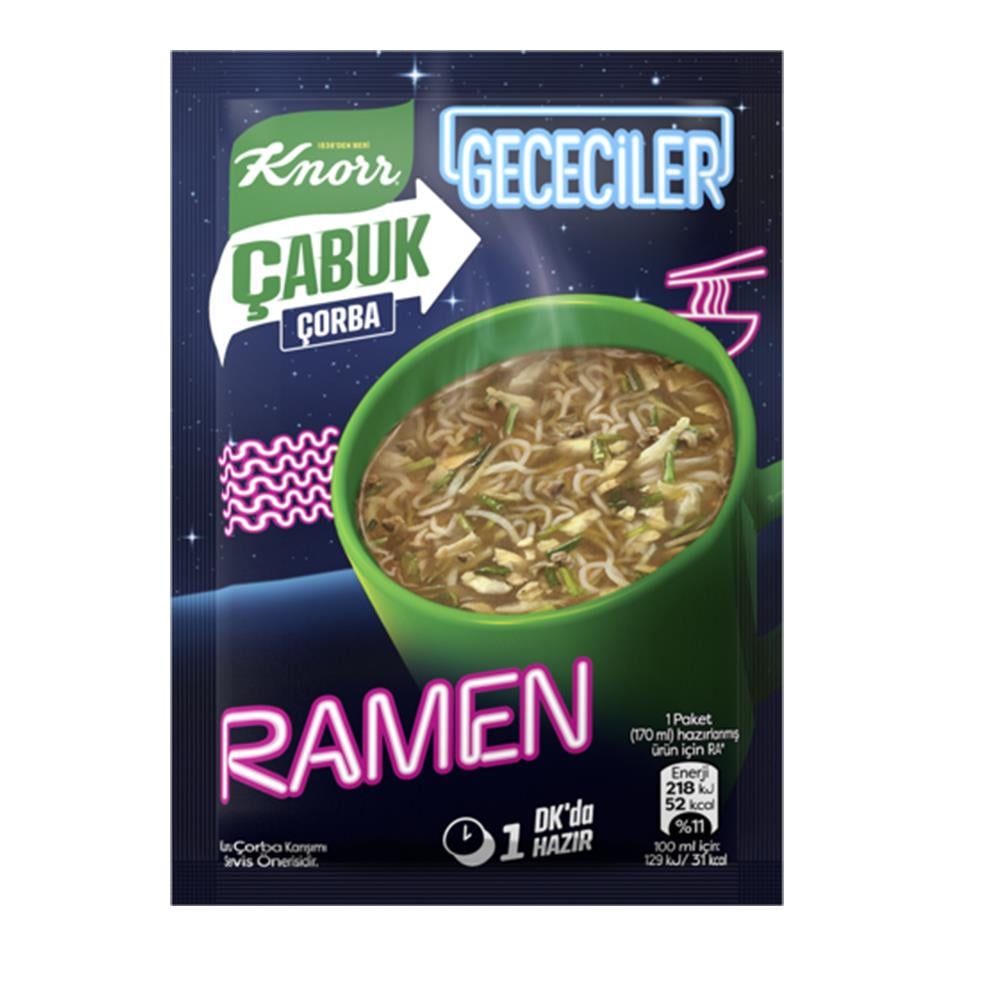 KNORR ÇABUK ÇORBA RAMEN 17 GRHAZIR ÇORBAKNORR62758782