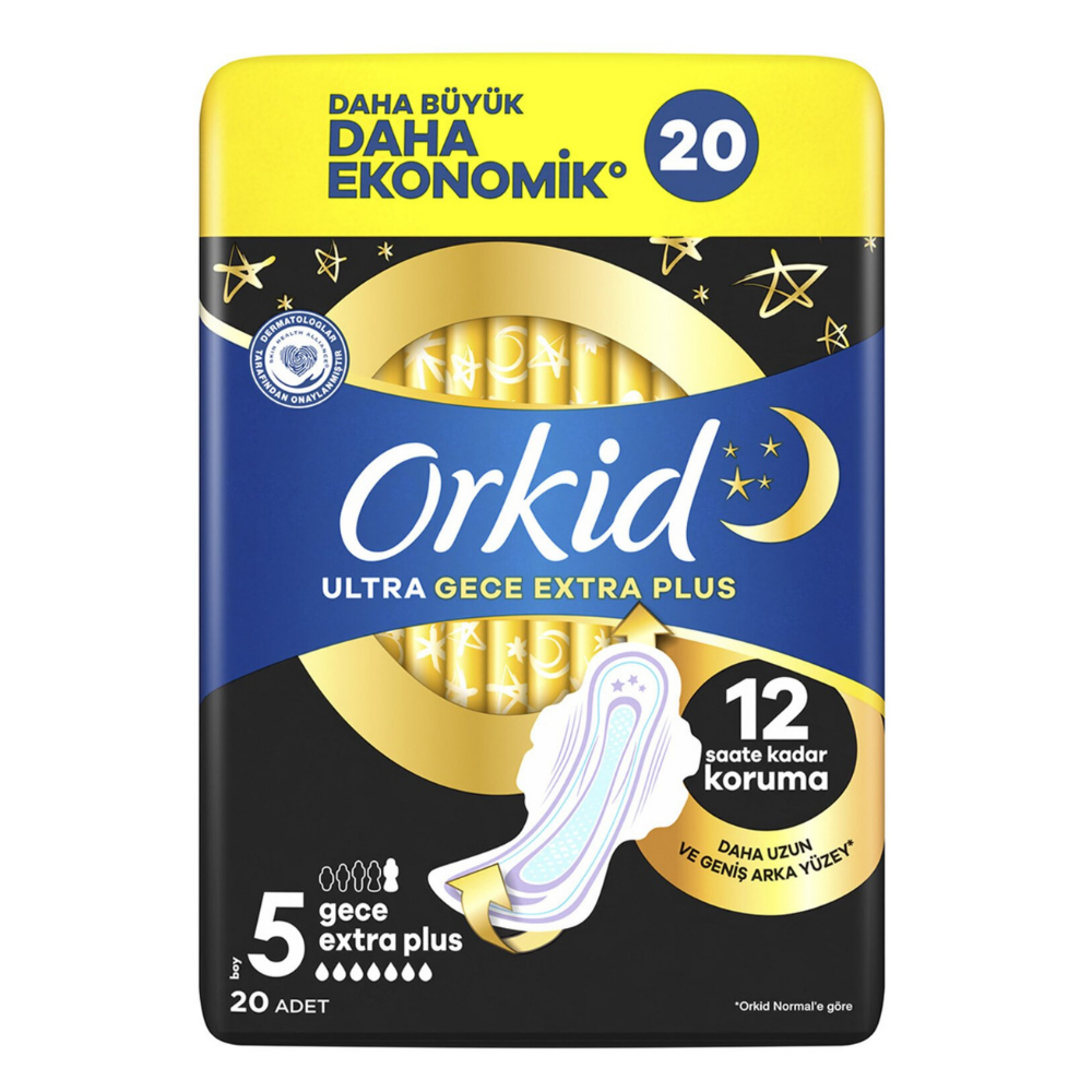ORKİD ULTRA GECE EXTRA 20'LİHİJYENİK PEDORKİD03ORKULT4NRZ.80761450