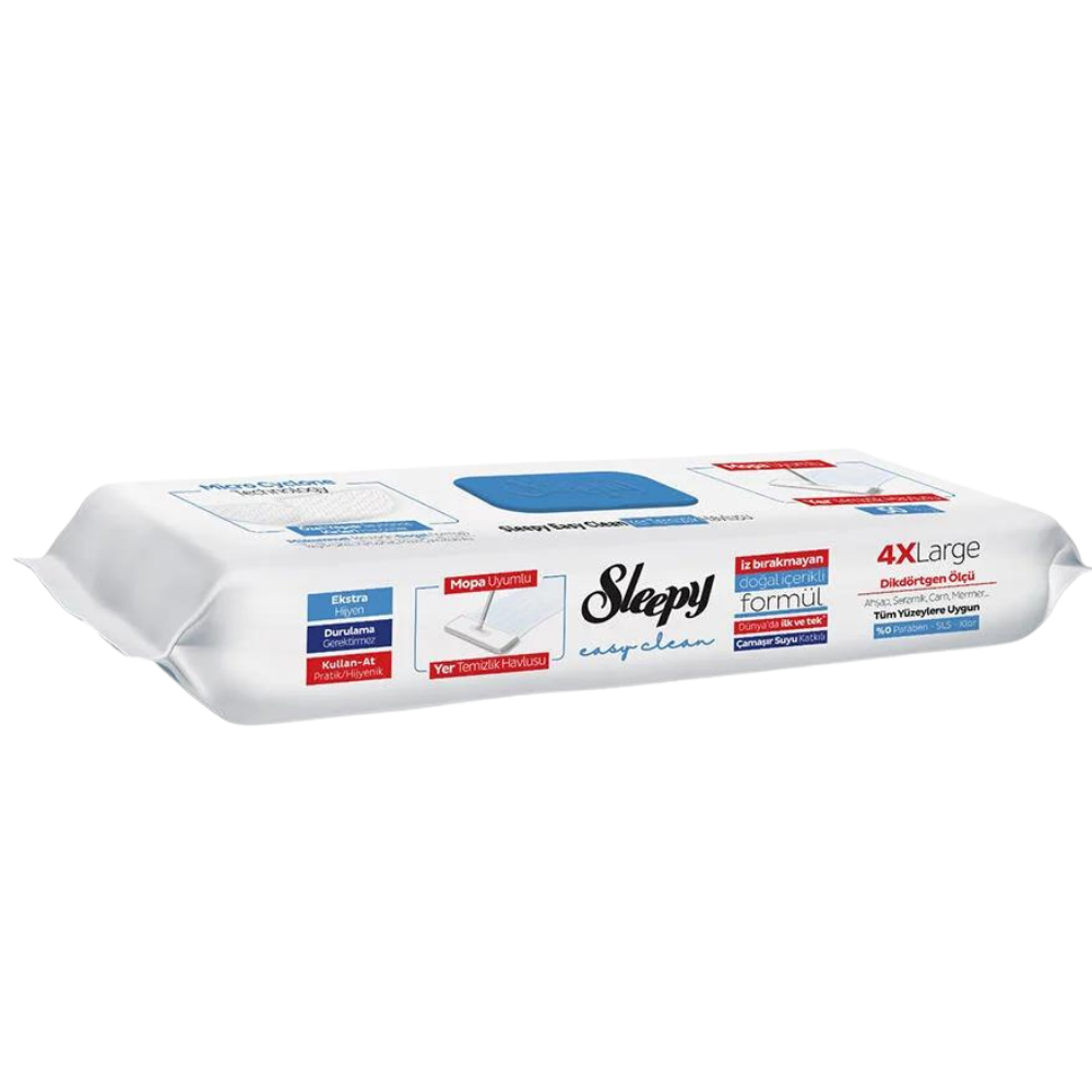 SLEEPY YER TEMİZLİK HAVLUSU MOP UYUMLU ÇAMAŞIR SULU 50'LİKAĞIT ÜRÜNLERİSLEEPY402-28006197
