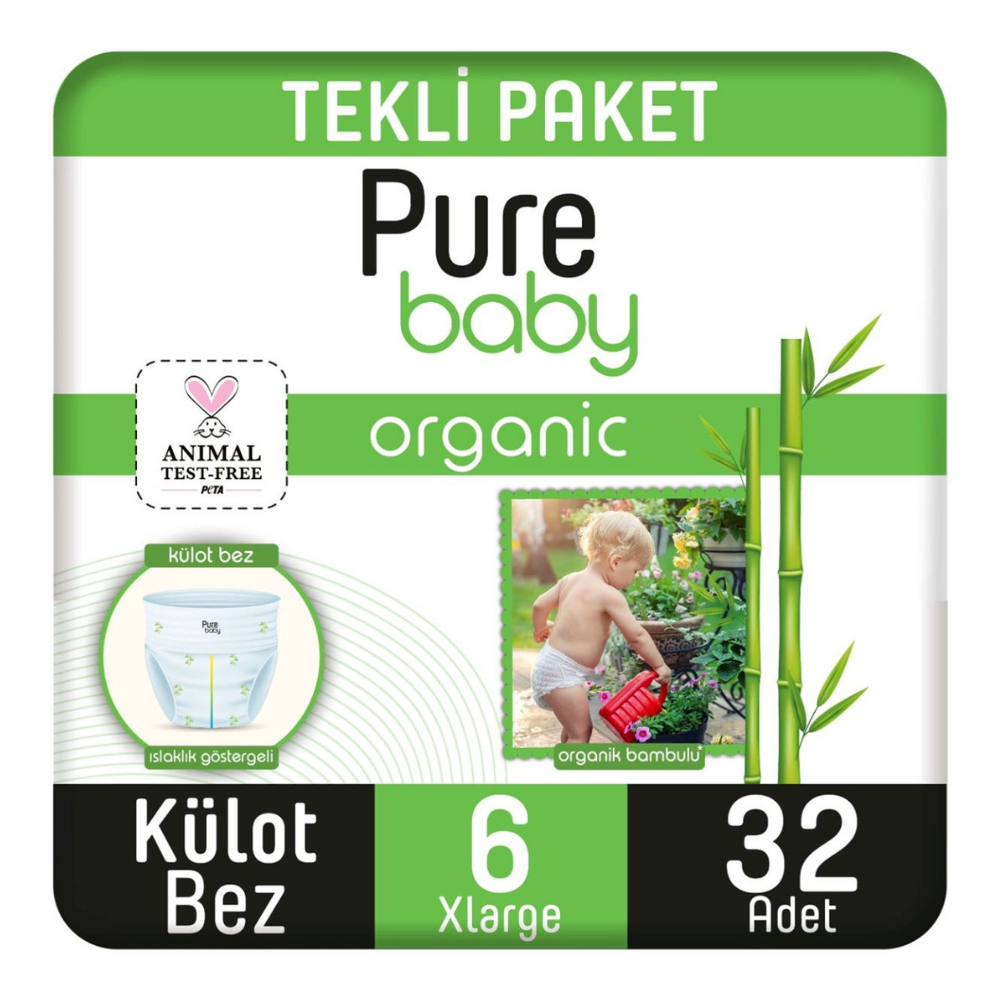 PURE BABY KÜLOT 15-27 KG 32 ADETKİLOT BEZPURE BABY28004731