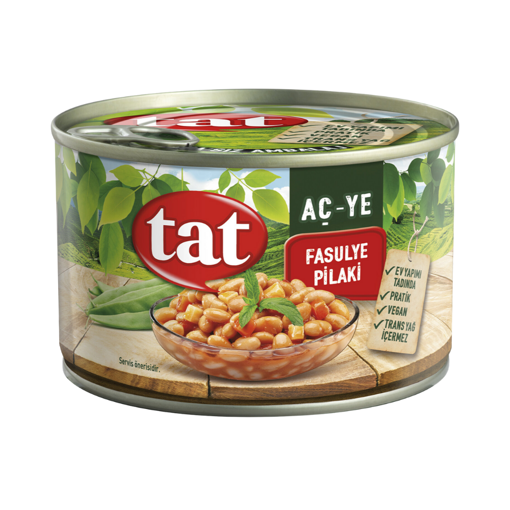 TAT FASULYE PİLAKİ KONSERVE 400 GR.KONSERVETATS8690635073016