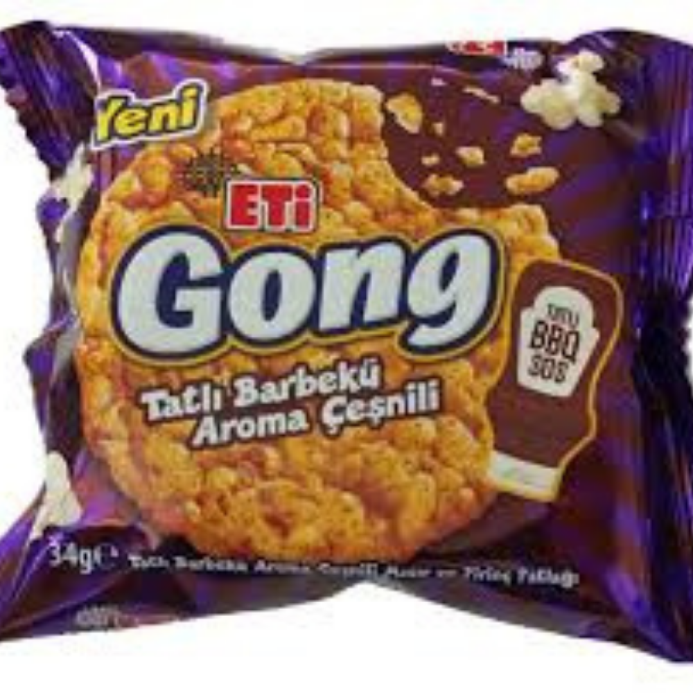ETİ GONG TATLI BARBEKÜ AROMALI 34 GRKRAKERETİ2245700