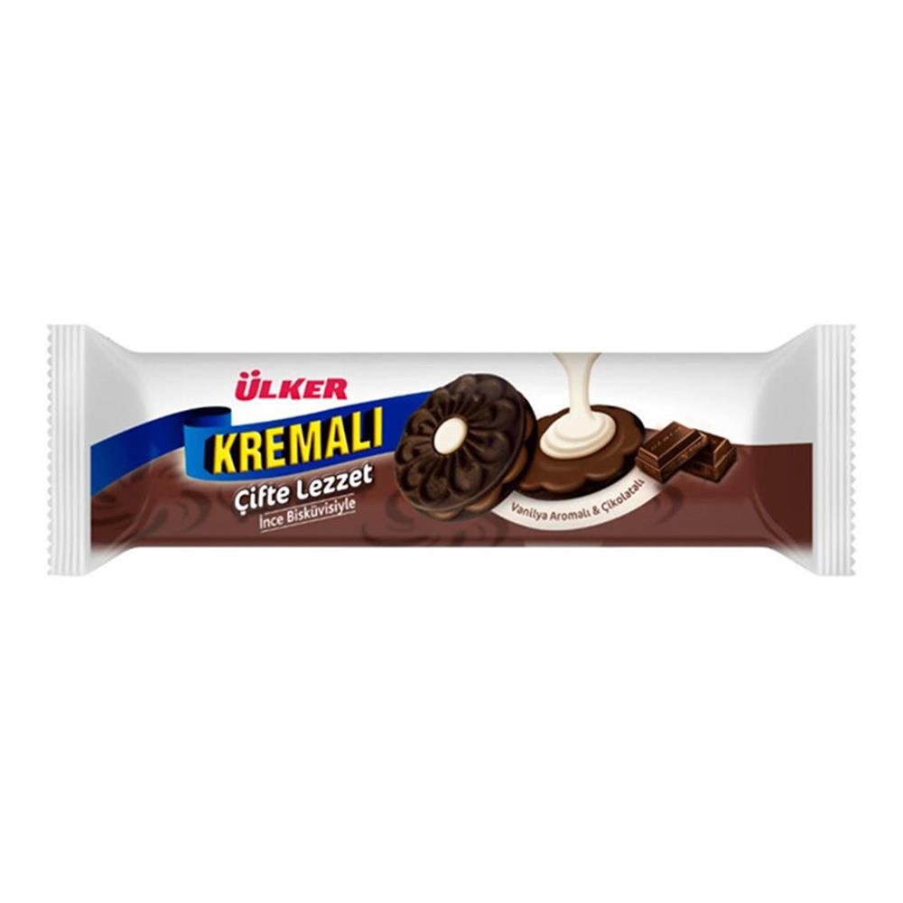 ÜLKER KREMALI KAKAOLU 61 GRKREMALI BİSKÜVİÜLKER0109805