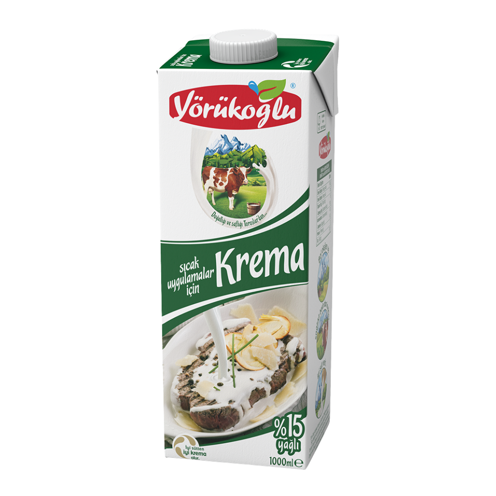 YÖRÜKOĞLU ÇIRPMA KREMA %15 YAĞLI 1 LTKREMAYÖRÜKOĞLU15212026