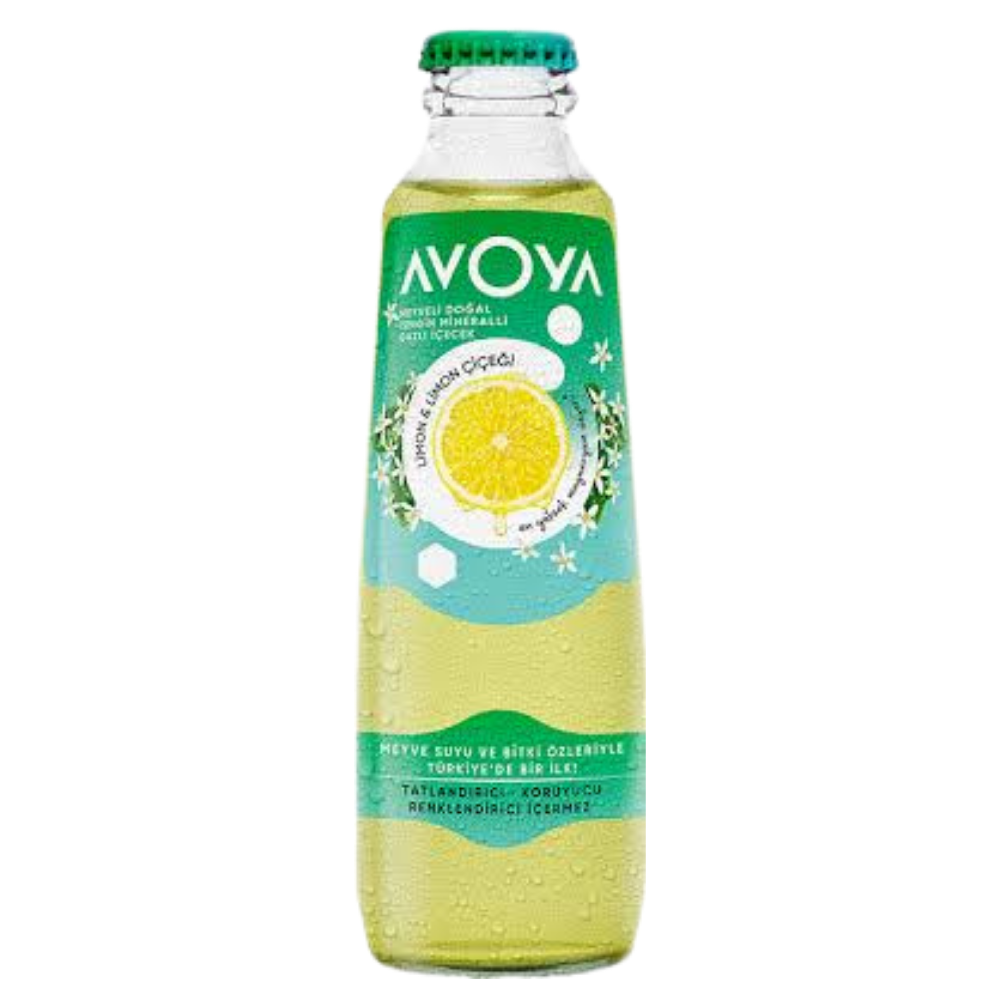 AVOYA MEYVELİ LİMON-LİMON ÇİÇEĞİ MADEN SUYU 200 ML.MADENSUYUAVOYA31004605