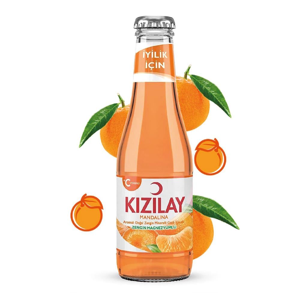 KIZILAY MADEN SUYU MANDALİNA 200 MLMADENSUYUKIZILAY101-0482