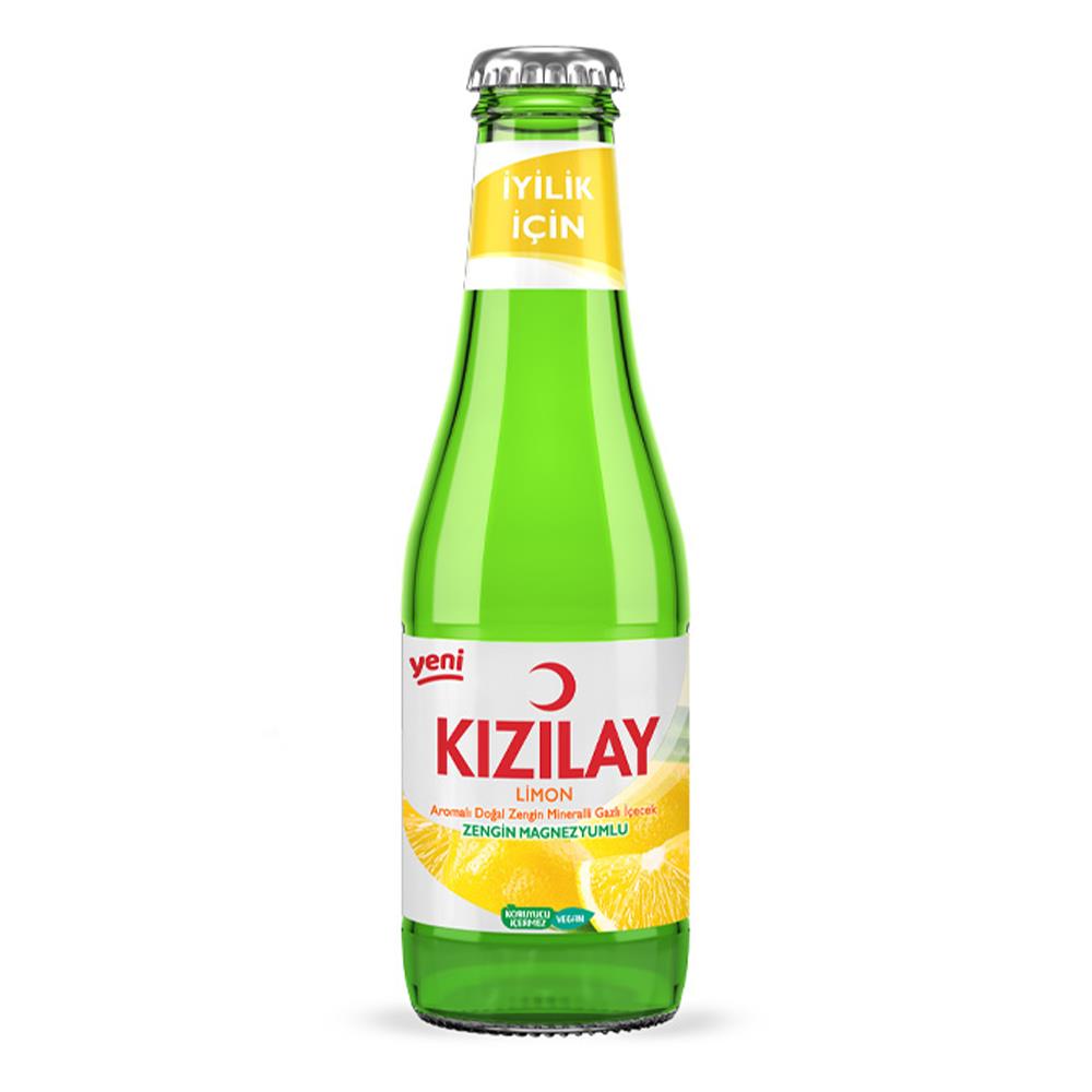 KIZILAY MADEN SUYU LİMON 200 MLMADENSUYUKIZILAY101-0484